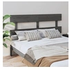 Image de Hoofdbord 154x3x81 cm massief grenenhout grijs819077