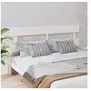 Image de Hoofdbord 204x3x81 cm massief grenenhout wit819091