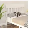 Image de Hoofdbord 123,5x3x81 cm massief grenenhout wit819111