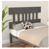 Image de Hoofdbord 123,5x3x81 cm massief grenenhout grijs819112