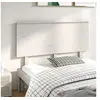 Image de Tête de lit Blanc 144x6x82,5 cm Bois massif de pin