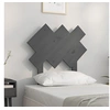 Image de Hoofdbord 72,5x3x81 cm massief grenenhout grijs819197