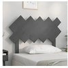Image de Hoofdbord 104x3x80,5 cm massief grenenhout grijs819207