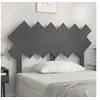 Image de Hoofdbord 122,5x3x80,5 cm massief grenenhout grijs819212