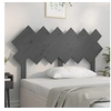 Image de Hoofdbord 132x3x81 cm massief grenenhout grijs819217