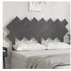 Image de Tête de lit Gris 141x3x80,5 cm Bois massif de pin