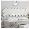 Image de Tête de lit Blanc 159,5x3x80,5 cm Bois massif de pin