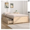Image de Cadre de lit sans matelas avec tiroirs