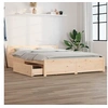 Image de Bedframe met lades wit 135x190 cm3103544
