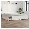 Image de Bedframe met lades wit 140x200 cm3103560
