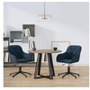 Image de Lot de 2 chaise interieur non pliable H. 72 cm en plastique bleu