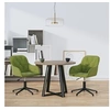 Image de Chaises pivotantes à manger lot de 2 Vert clair Velours3103380