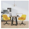 Image de Lot de 2 chaise interieur non pliable H. 72 cm en plastique jaune