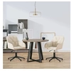 Image de Lot de 2 chaise interieur non pliable en plastique H. 72 cm beige