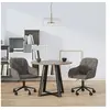 Image de Lot de 2 chaise en plastique non pliable H. 78 cm interieur gris
