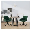 Image de Lot de 2 chaise en plastique non pliable H. 78 cm interieur vert