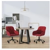 Image de Lot de 2 chaise en plastique non empilable non pliable H. 86 cm interieur rouge