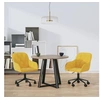 Image de Lot de 2 chaise en plastique non pliable H. 78 cm interieur jaune