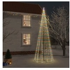 Image de Arbre de Noël Cône Décoration de Noël Ornement de Vacances Décoration de Fête Salle de Séjour Intérieur 732 LED Colorées 160x500 cm