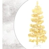 Image de Kunstkerstboom met verlichting en standaard 180 cm PVC wit344654