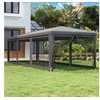 Image de Tente de fête avec 8 parois latérales en maille Anthracite 3x9m