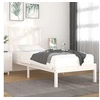 Image de Bedframe massief grenenhout wit 90x190 cm3103899