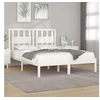 Image de Bedframe massief grenenhout wit 140x190 cm3103914