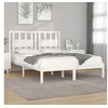 Image de Bedframe massief grenenhout wit 160x200 cm3103944