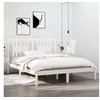 Image de Bedframe massief grenenhout wit 140x200 cm3104064