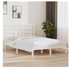 Image de Bedframe zonder matras massief grenenhout wit 140x200 cm3104349