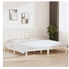 Image de Bedframe zonder matras massief grenenhout wit 200x200 cm3104369