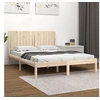 Image de Cadre de lit sans matelas 160x200 cm bois massif de pin
