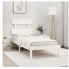 Image de Bedframe massief hout wit 90x190 cm3104639
