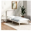 Image de Bedframe zonder matras massief grenenhout wit 90x200 cm3104789