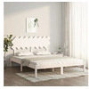 Image de Bedframe massief hout wit 160x200 cm3104879