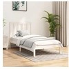 Image de Bedframe massief grenenhout wit 75x190 cm3105121