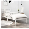 Image de Bedframe massief hout wit 100x200 cm3105396
