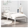 Image de Bedframe massief hout wit 75x190 cm3105431