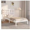 Image de Bedframe massief hout wit 75x190 cm3105911