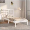 Image de Bedframe massief hout wit 90x190 cm3105916
