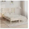 Image de Cadre de Lit Meuble de Chambre à Coucher Double Adulte Cadre à Lattes sur Pied Sommier à Lattes Intérieur Bois Massif 160x200 cm 3105960