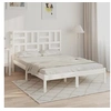 Image de Bedframe massief hout wit 160x200 cm3105961