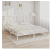 Image de Bedframe massief hout wit 200x200 cm3105971