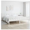 Image de Bedframe massief hout wit 160x200 cm810690