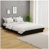 Image de Bedframe massief hout zwart 120x200 cm819906