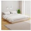 Image de Bedframe massief hout wit 200x200 cm819928