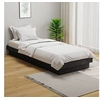 Image de Bedframe massief hout grijs 75x190 cm819934