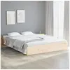 Image de Cadre de lit sans matelas bois massif 160x200 cm