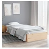 Image de Cadre de lit sans matelas bois massif 90x190 cm