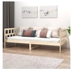 Image de Lit de jour sans matelas bois de pin massif 90x200 cm